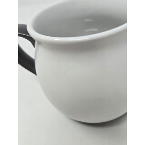 THRESHOLD TARGET WHITE & GREY MONOGRAM INITIAL W COFFEE MUG CUP BEVERAGE RETIRED - Picture 5 of 11